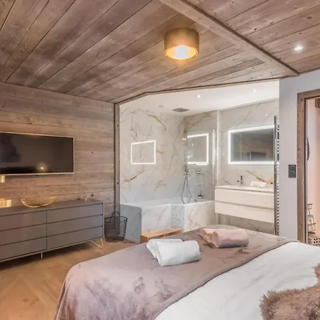 Splendid & Large With Sauna In A Chalet - - Welkeys * Megeve